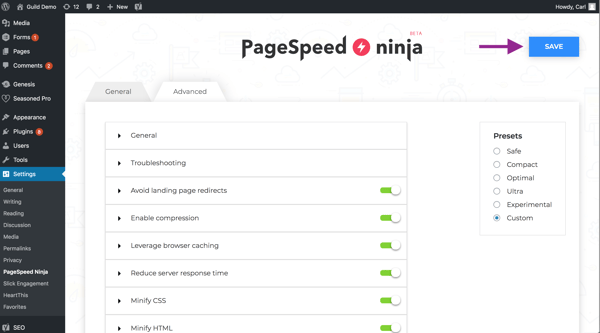 PageSpeed ninja 2