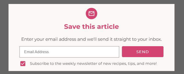 Email Capture